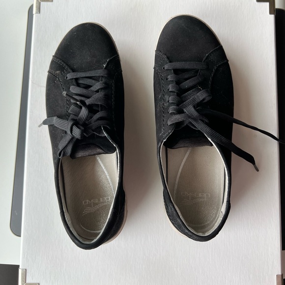 Dansko Leela lace up black sneakers  size 37 - Picture 2 of 6